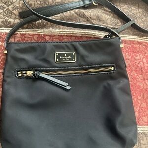 Kate Spade Black Nylon Crossbody Bag